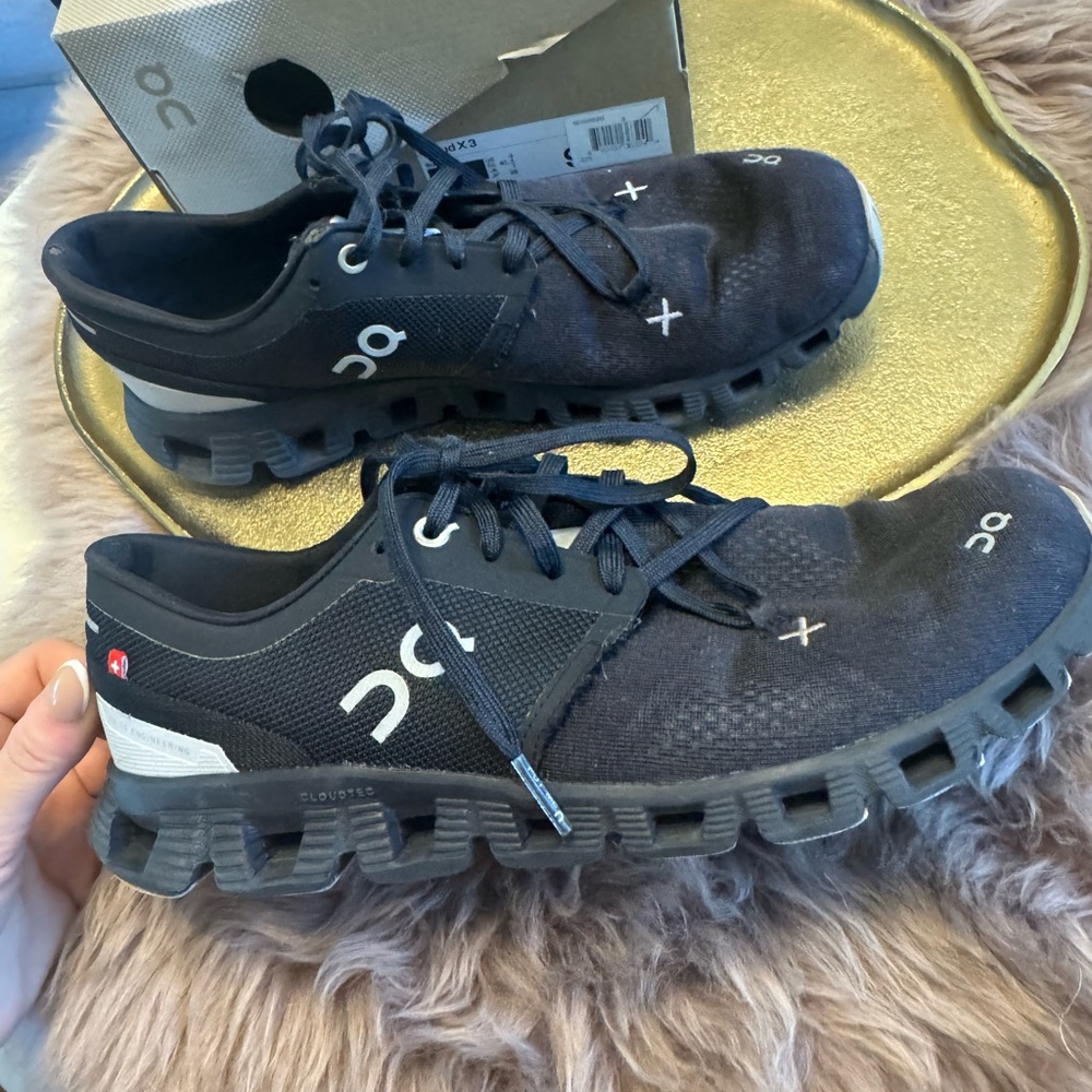 OnCloud Women’s Black X3  Athletic Shoes